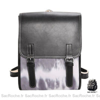 Sac à dos femme cuir PU - modèle Noir - Sac Roche ™