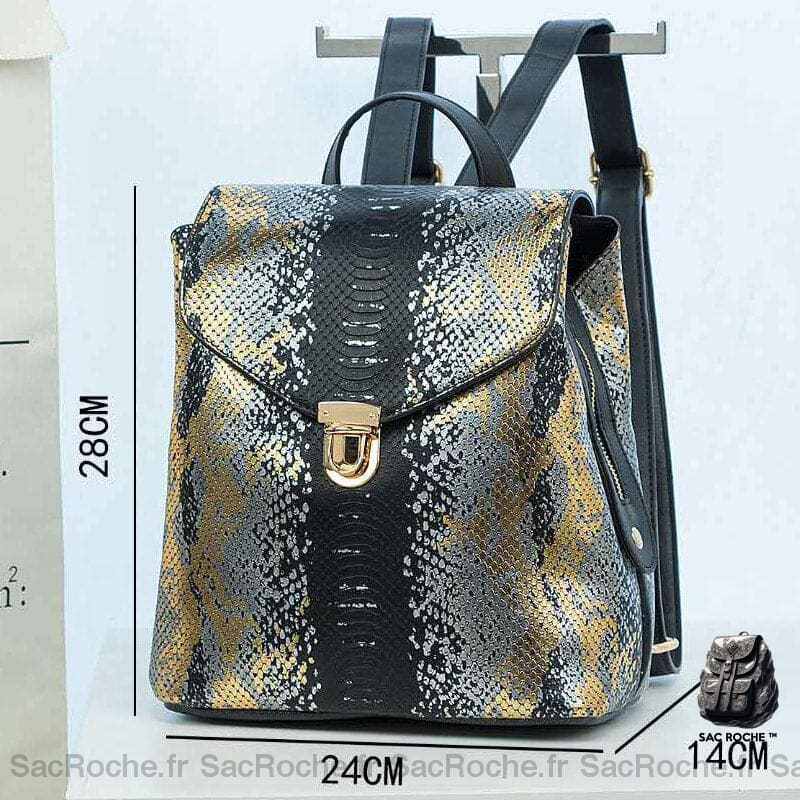 Sac À Dos Femme Cuir Python