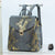 Sac à dos femme cuir python - modèle Gris - Sac Roche ™