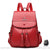 Sac à Dos Femme Cuir Rouge Trapèze - modèle Rouge - Sac Roche ™