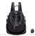 Sac à dos femme cuir uni - modèle Noir - Sac Roche ™