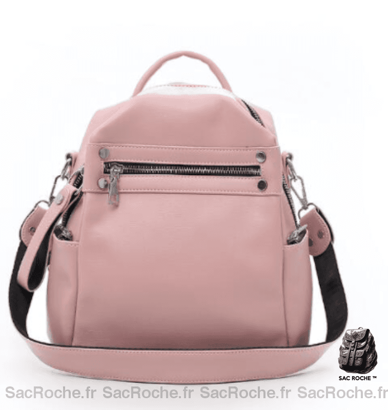 Sac à dos femme style décontracté - Rose - Sac à dos Sac à dos en cuir pour femmes