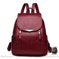 Sac à dos femme en similicuir vegan - Sac à dos scolaire Sac à dos