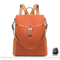 Sac À Dos Femme En Daim - Bandoulière Fourre Tout Marron Sac A Dos Femme