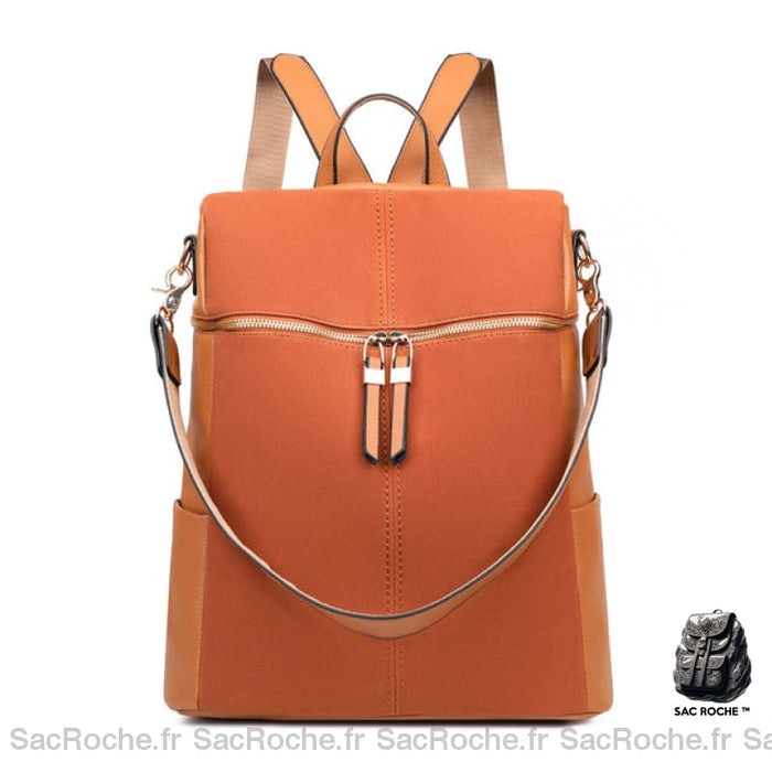 Sac À Dos Femme En Daim - Bandoulière Fourre Tout Marron Sac A Dos Femme