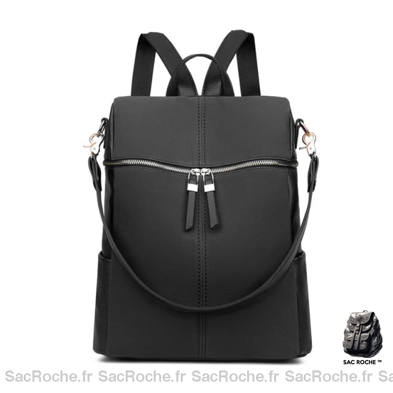 Sac À Dos Femme En Daim - Bandoulière Fourre Tout Noir Sac A Dos Femme