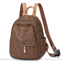 Sac à dos femme en simili cuir imprimé - multi poches - Sac Roche ™