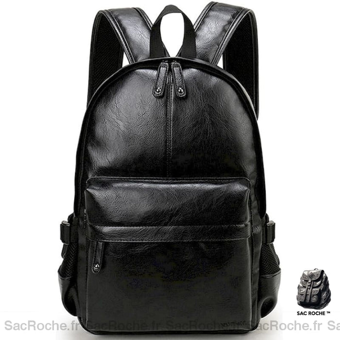 Sac À Dos Femme En Similicuir Noir Sac Cuir