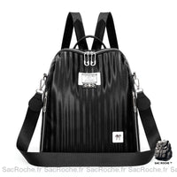 Sac à dos femme étanche ordinateur - modèle Noir - Sac Roche ™
