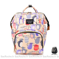 Sac à dos femme fleuri printemps - Sac Roche ™