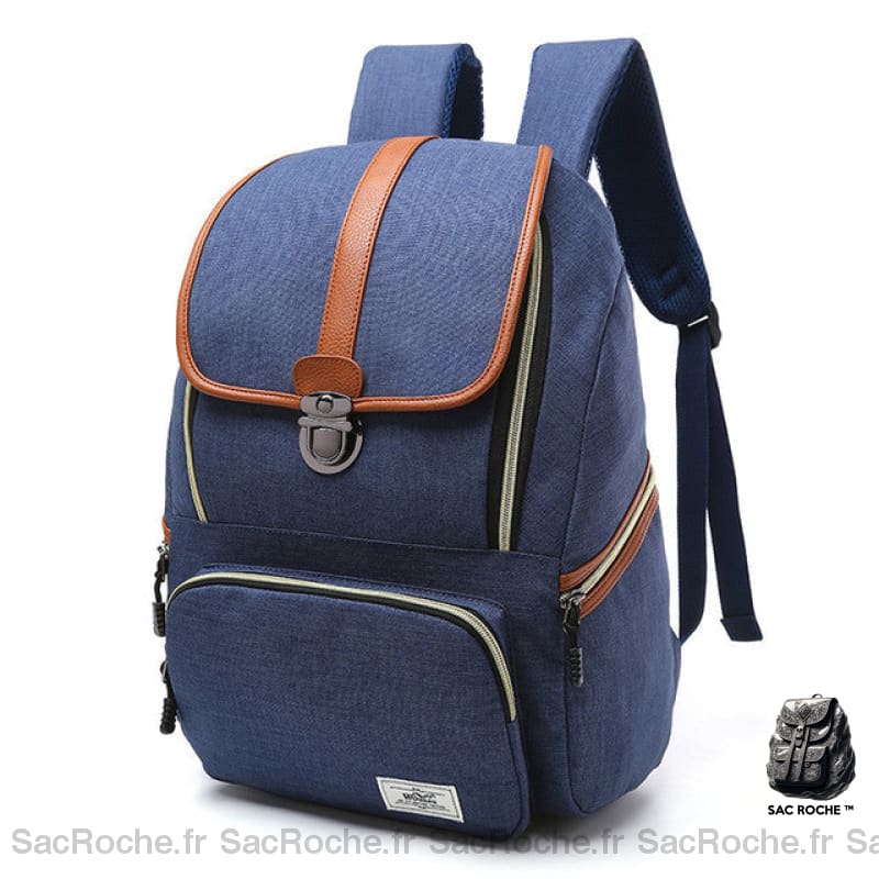 Sac À Dos Femme Grande Capacité Multifonctions Bleu Sac A Dos Femme
