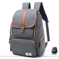 Sac à Dos Femme Grande Capacité Multifonctions - modèle Gris - Sac Roche ™
