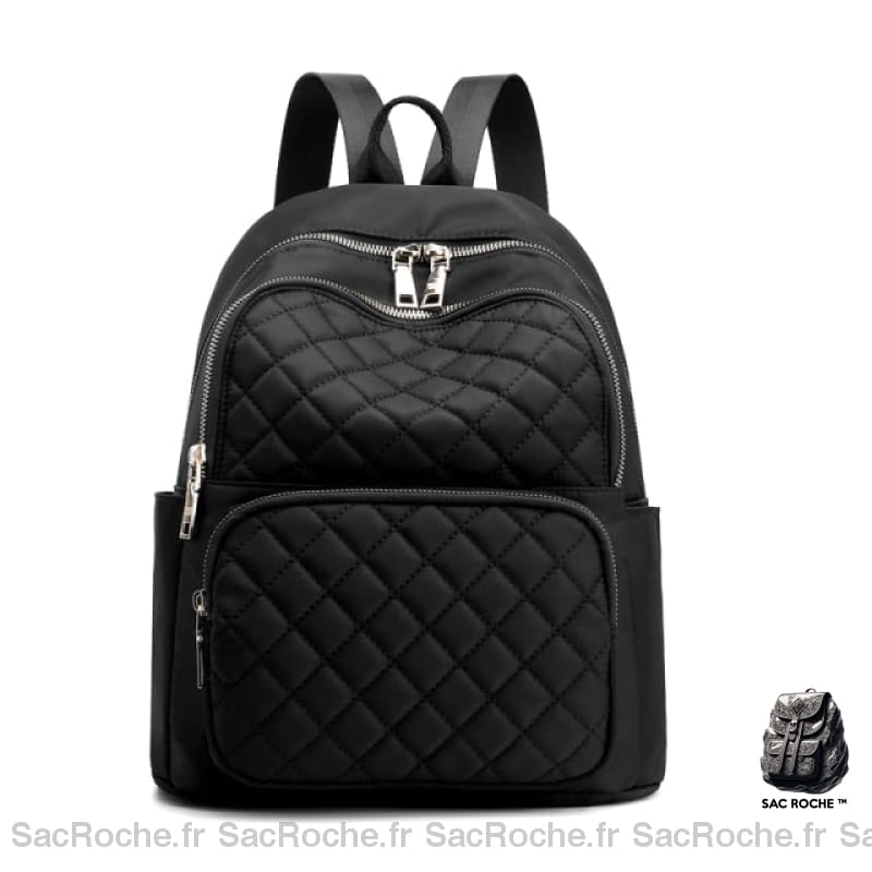 Sac À Dos Femme Hydrofuge - Grande Capacité Matelassé Noir Sac A Dos Femme