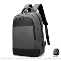 Sac à dos femme imperméable - modèle Gris - Sac Roche ™