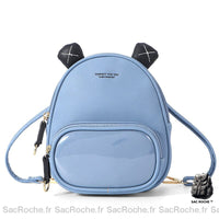 Sac à dos femme kawaii mini - modèle Bleu clair - Sac Roche ™