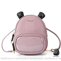 Sac à dos femme kawaii mini - modèle Rose foncé - Sac Roche ™