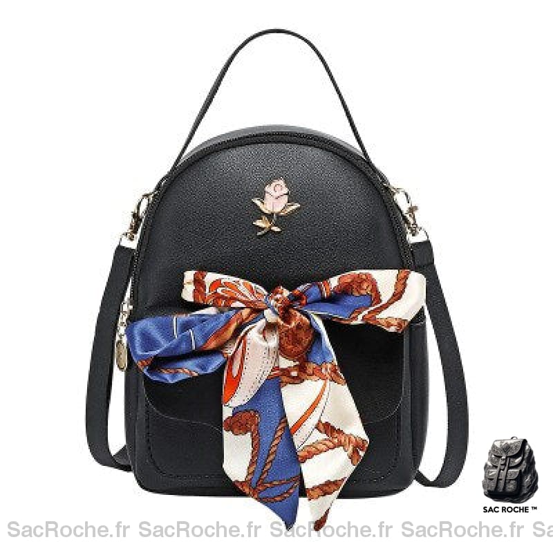 Sac À Dos Femme Luxe Mini Noir Petit Dos Femme