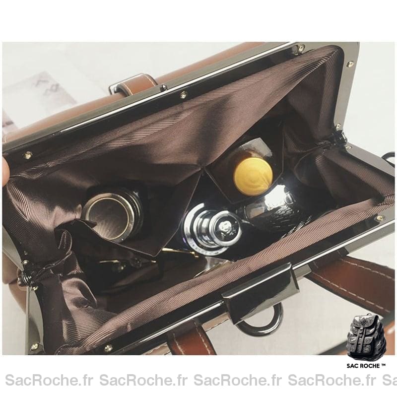 Sac À Dos Femme Marron Vintage Similicuir