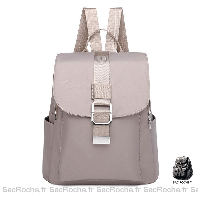 Sac À Dos Femme Minimaliste Beige Petit