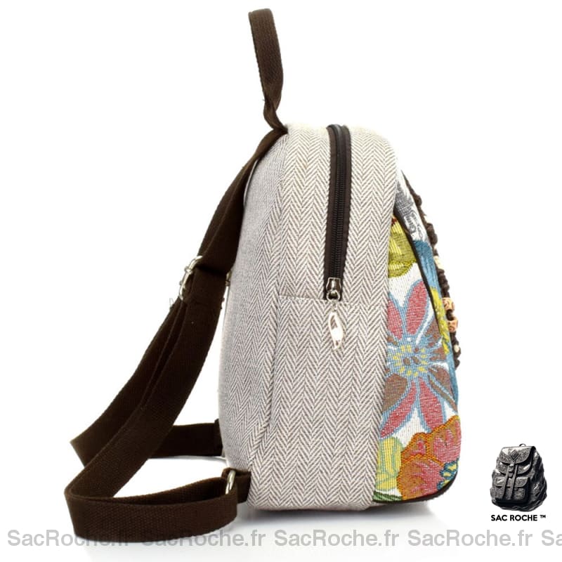 Sac À Dos Femme Motif Ethnique Retro