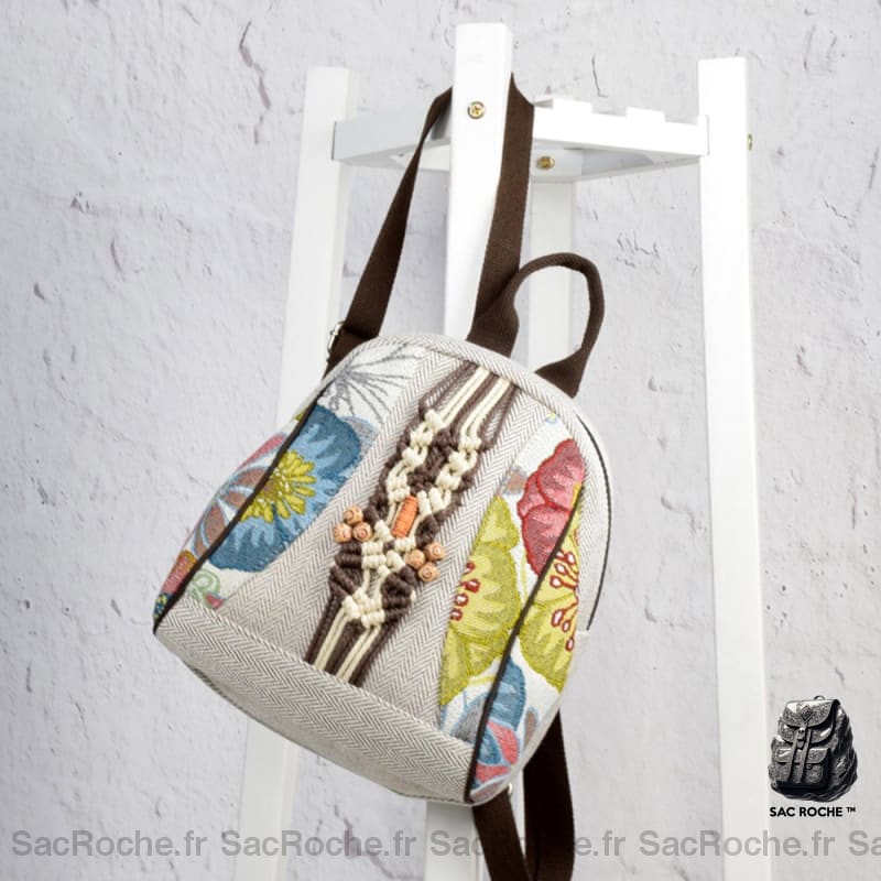 Sac À Dos Femme Motif Ethnique Retro