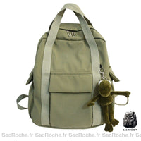 Sac à dos femme peluche grenouille - modèle Vert - Sac Roche ™