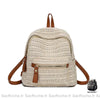 Sac À Dos Femme Plage Paille Beige Sac De