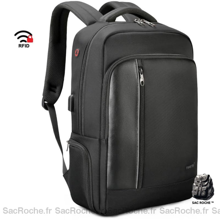 Sac À Dos Femme Portable Noir Sac Ordinateur