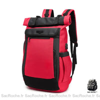 Sac à dos femme pour ordinateur - modèle Rouge - Sac Roche ™