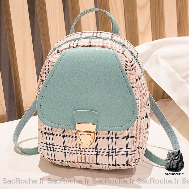 Sac À Dos Femme Pratique Et Élégant Bleu Petit Dos Femme