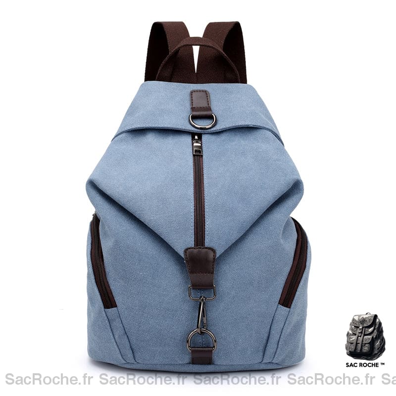 Sac à dos femme style preppy - Bleu ciel - Sac à dos scolaire Sac à dos