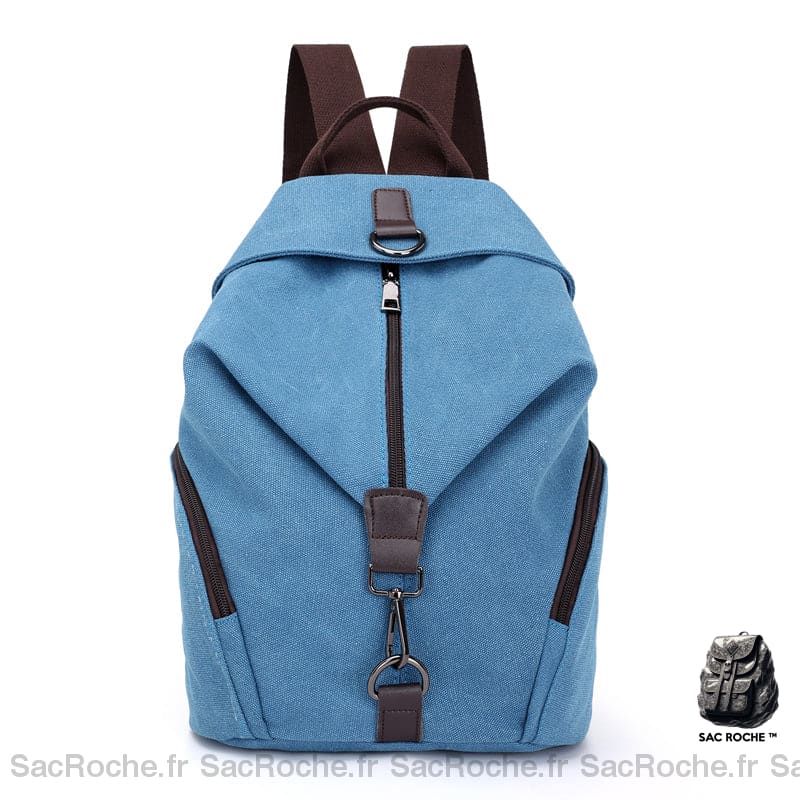 Sac à dos femme style preppy - Bleu - Sac à dos scolaire Sac à dos