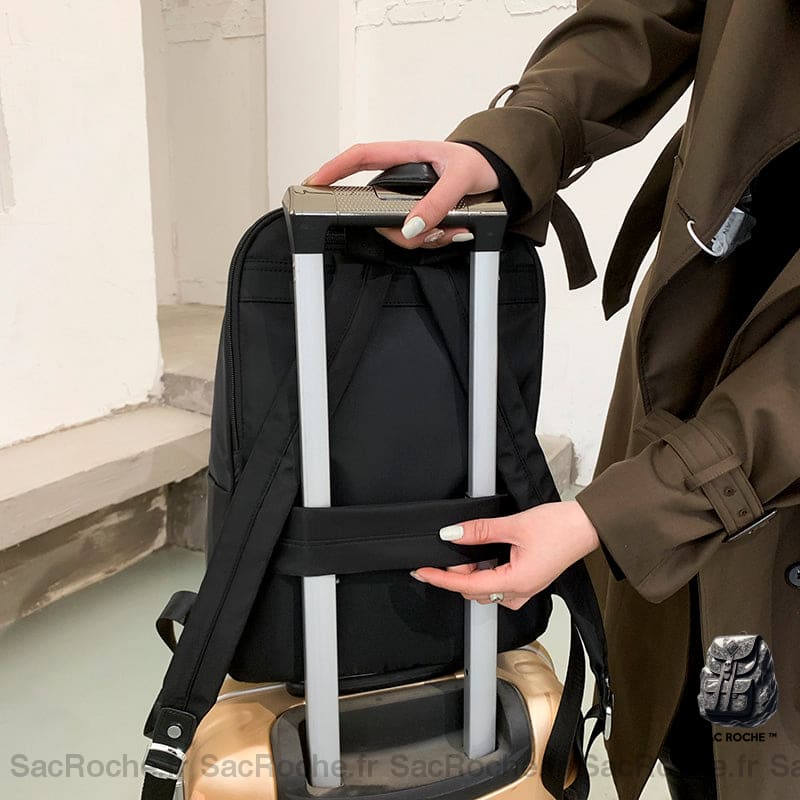 Sac À Dos Femme Préppy En Oxford