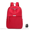 Sac à dos femme style preppy en oxford - Rouge - Sac à dos Sac