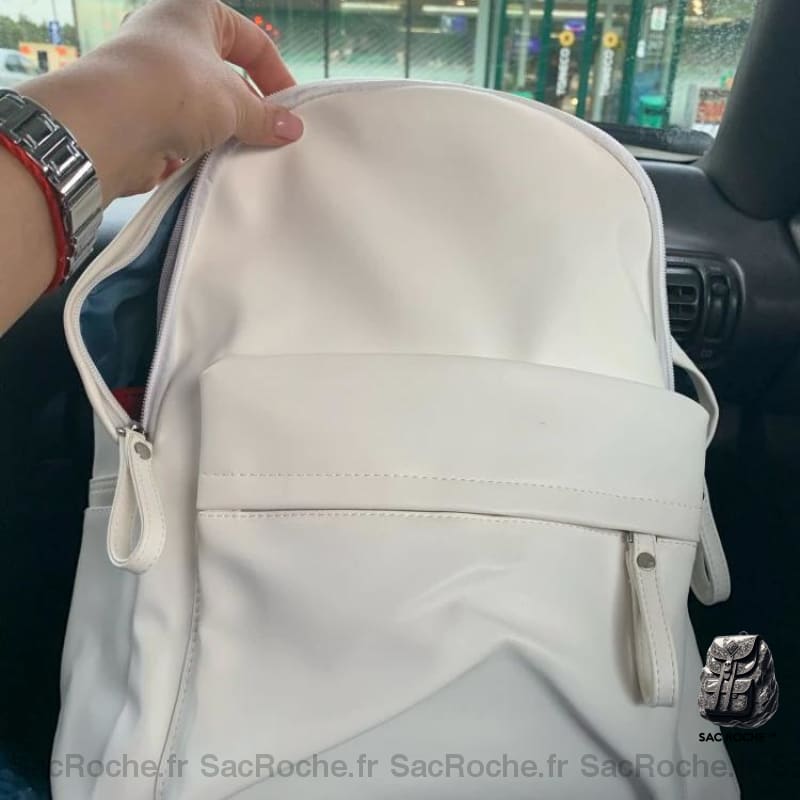 Sac À Dos Femme Preppy Simili Cuir