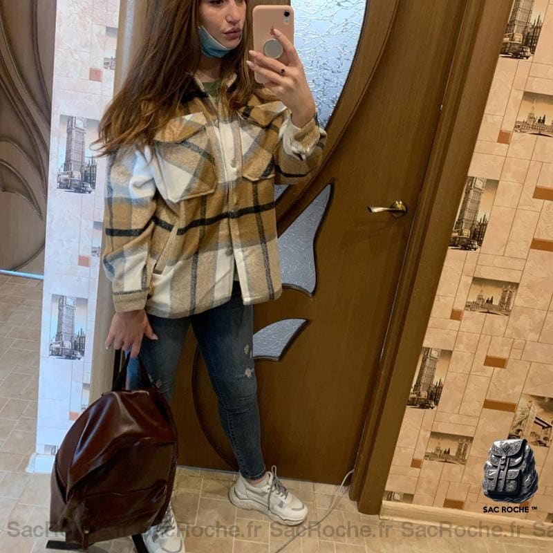 Sac À Dos Femme Preppy Simili Cuir