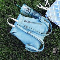 Sac à dos femme PU couleur unie - Sac Roche ™