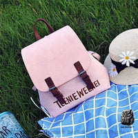 Sac à dos femme PU couleur unie - modèle Rose - Sac Roche ™