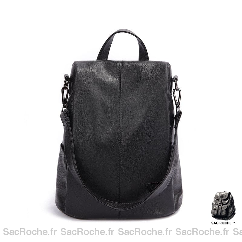 Sac À Dos Femme Pu Noir