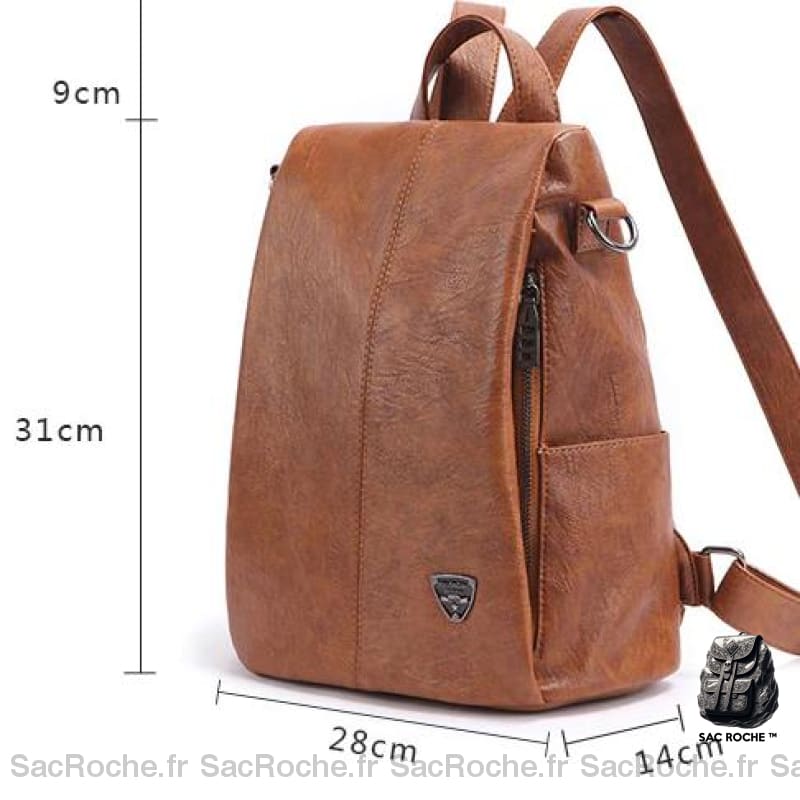 Sac À Dos Femme Pu Noir