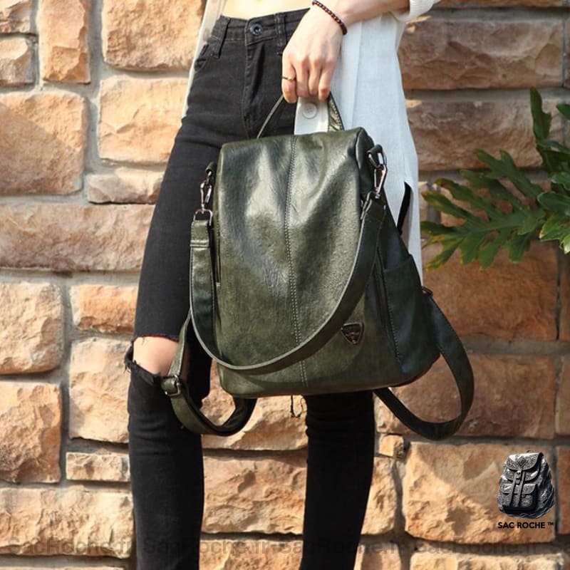 Sac À Dos Femme Pu Noir