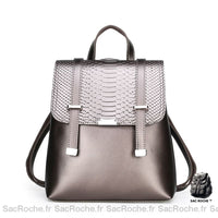 Sac à dos femme python embossé - Sac Roche ™