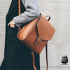 Sac à dos rétro pour femme - Camel - Sac à dos Sac
