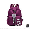 Sac à dos femme style rétro - Violet - Sac à dos Sac à dos scolaire
