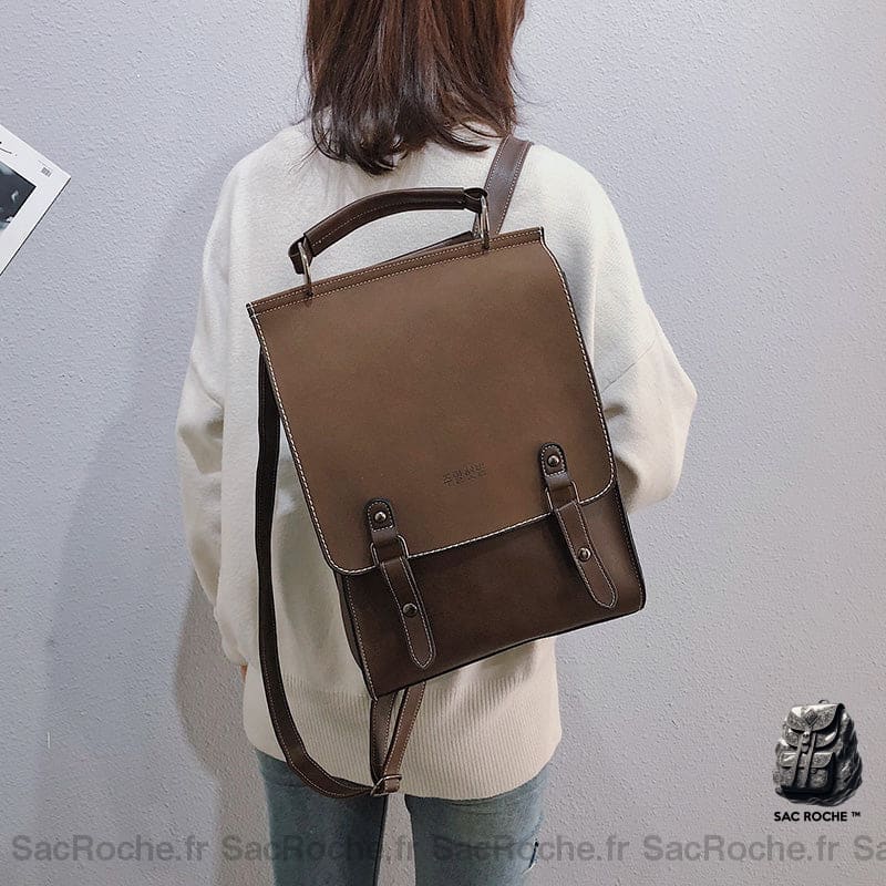 Sac À Dos Femme Simili Cuir 2 Pièces