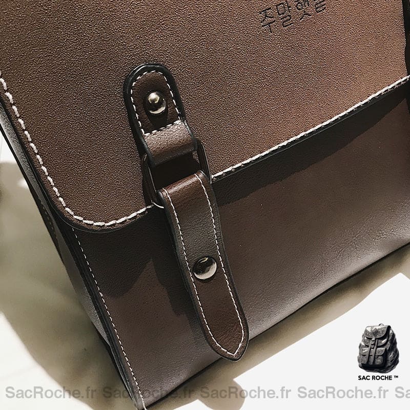 Sac À Dos Femme Simili Cuir 2 Pièces