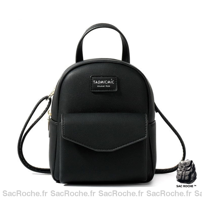 Sac À Dos Femme Tendance Urbain Chic Noir Sac A Dos Femme