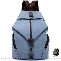 Sac à Dos Femme Tissu - 6 Couleurs - modèle Bleu clair - Sac Roche ™