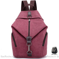 Sac à Dos Femme Tissu - 6 Couleurs - modèle Bordeaux - Sac Roche ™