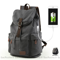 Sac à dos femme toile Canvas - Sac Roche ™